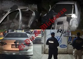 Asegura Fiscalía Regional De Apatzingán, Taller Donde Se Desvalijaban Vehículos