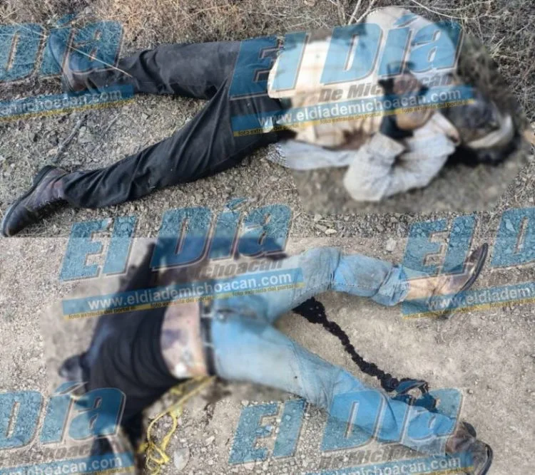 Localizan 2 Cuerpos Maniatados, Con Huellas De Violencia Y En Estado De Descomposición En Tumbiscatío 22 Con Arma En Mano, Le Quitaron 600 Mil Pesos Al Salir Del Banco En Morelia