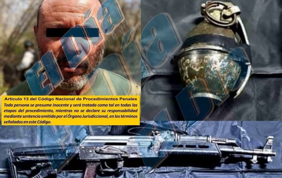 Lo detienen La Salatera con un fusil de asalto una granada EL DIA | El Día de Michoacán