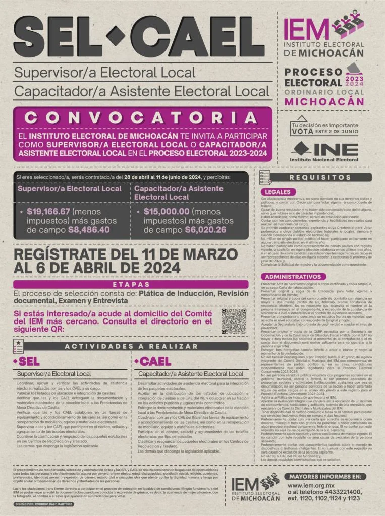 Sel Cael Cartel 280224 2215H 01 Publicar - El Día De Michoacán