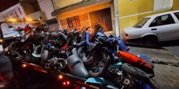 En Cateo, Asegura Fge Nueve Motocicletas, En Su Mayoría Con Alteraciones En Sus Medios De Identificación