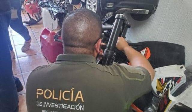 Aseguran taller mecánico de motocicletas tras cateo en Morelia 1 Aseguran taller mecánico de motocicletas tras cateo en Morelia