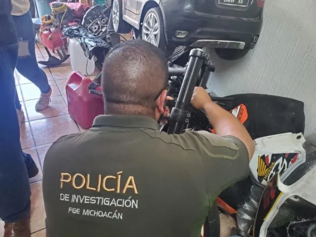Aseguran Taller Mecánico De Motocicletas Tras Cateo En Morelia