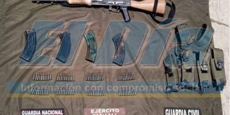 Aseguran en el Naranjo de Chila un Cuerno de Chivo, cargadores, municiones y fornitura 1 Aseguran en el Naranjo de Chila un Cuerno de Chivo - El día de Michoacán