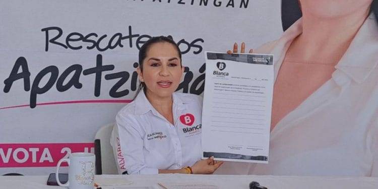 Apatzingán tiene de dos, continuar con más de lo mismo o votar por un proyecto de cambio y compromiso real: Blanca Álvarez