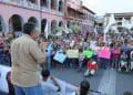 Marcha José Luis Cruz Lucatero En Apoyo A Gisela Martínez 3 Agentes Federales Y Estatales Instalan Base De Operaciones En Coahuayana