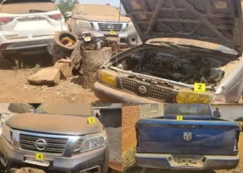 En Acuitzio, Fiscalía General Realiza Cateo Y Recupera 5 Vehículos Con Reporte De Robo Y Alteraciones En Sus Medios De Identificación; Hay Una Persona Detenida