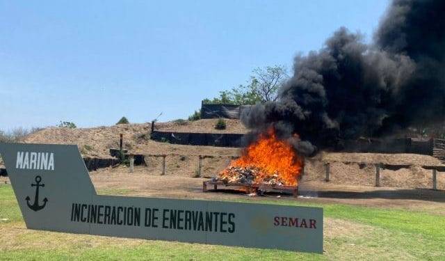 Destruye más de dos toneladas de Cocaína en LC 1 Destruye más de dos toneladas de Cocaína en LC