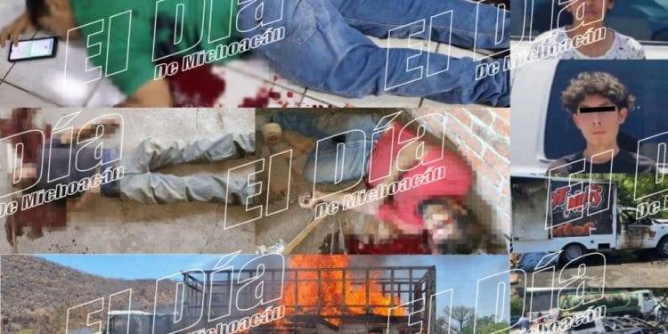 Quema de vehículos, cierre de comercios, Suspensión de Clases, 3 muertos, 2 detenidos; un empresario de mueblería asesinado y su trabajador está herido