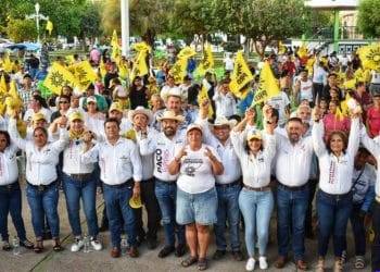 En Tepalcatepec y Coalcomán, como en México está por cristalizarse el triunfo de este gran proyecto colectivo: Araceli Saucedo