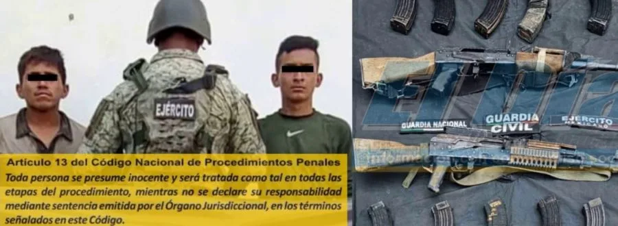 Detienen A Dos Con Armas, Equipo Táctico, Motocicletas Y Equipo Para Lanzar Explosivos Con Drones 19 Detienen A 2 Con Armas Equipo Tactico Paso Del Capire Apatzingan