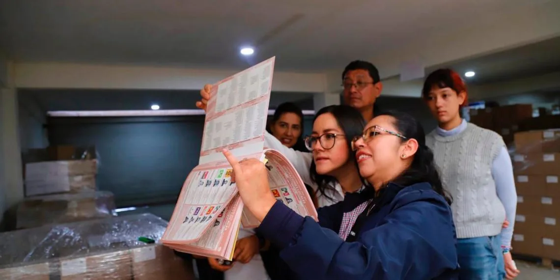 Llegan A Michoacán Boletas Electorales Que Se Utilizarán El Próximo 2 De Junio