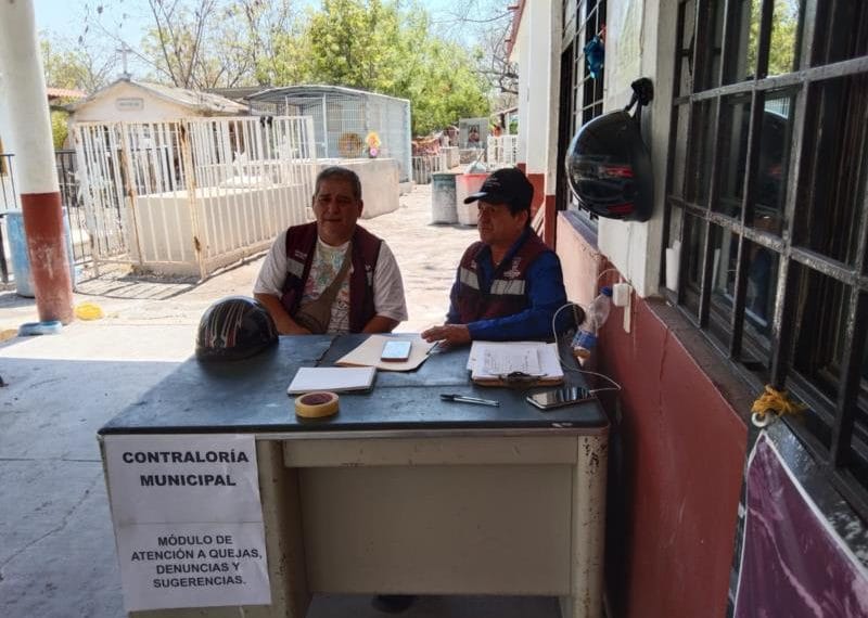 Modulo de Quejas Panteon municipal Apatzingan