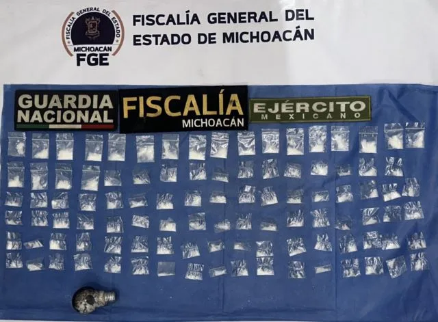 En Cateo, Asegura Fiscalía General Droga Y Detiene A Una Persona Relacionada En Conductas Ilícitas, En Morelia