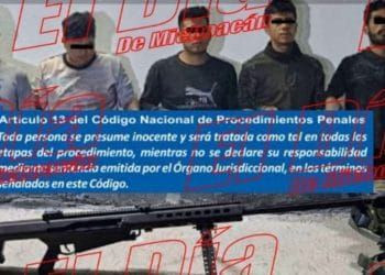 Tras agresión a Fuerzas de Seguridad, detienen en Zimanca de Buenavista 5 hombres con 16 armas y 6 vehículos