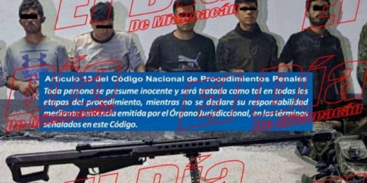 Tras agresión a Fuerzas de Seguridad, detienen en Zimanca de Buenavista 5 hombres con 16 armas y 6 vehículos