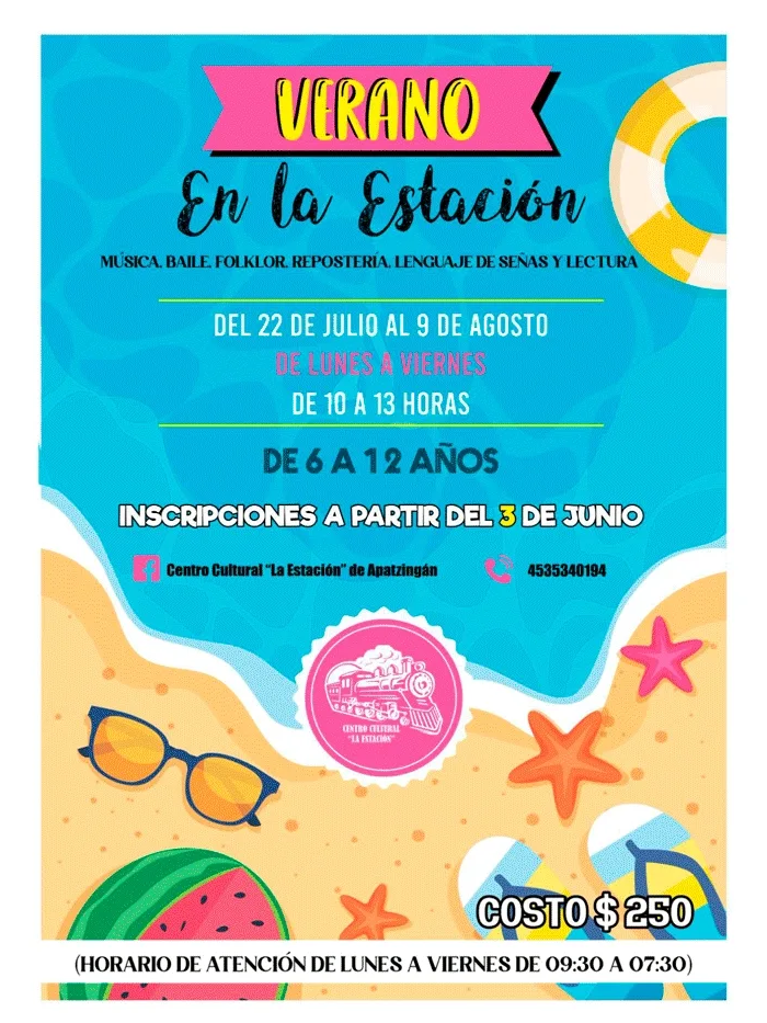 En Apatzingán, Abren Inscripciones Para Cursos De Verano En Centro Cultural &Quot;La Estación&Quot; 20 En Apatzingán, Abren Inscripciones Para Cursos De Verano En Centro Cultural &Quot;La Estación&Quot;
