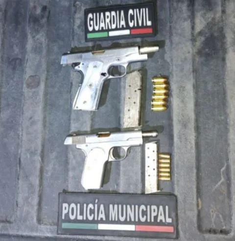 Guardia Civil Y Policía De Jacona Detienen A 4 Personas Con Armas De Fuego