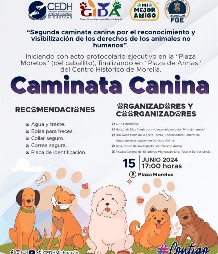 Para Visibilizar Los Derechos De Los Animales No Humanos, Anuncian Caminata Canina