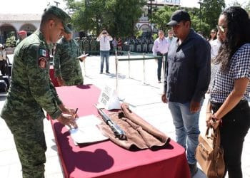 Este lunes Arranca programa de canje de Armas en Apatzingán