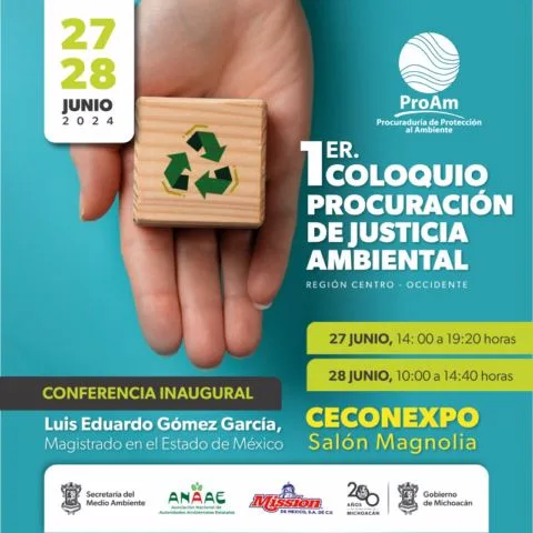 Michoacán, Sede Del Primer Coloquio De Procuración De Justicia Ambiental 19 Michoacán, Sede Del Primer Coloquio De Procuración De Justicia Ambiental