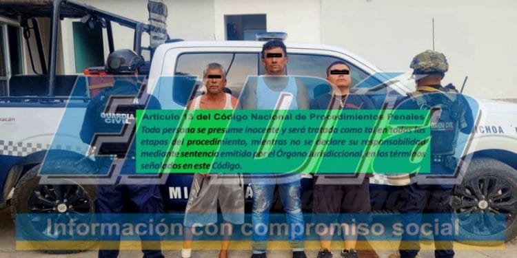 Apatzingan a 3 del Creat detenidos