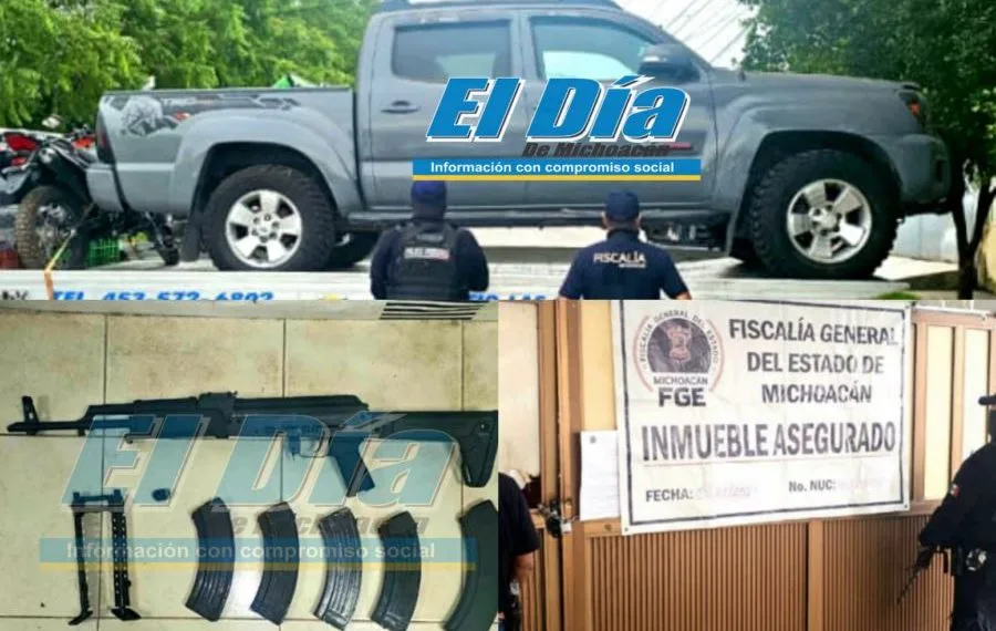 En Apatzingán Tras Cateo En Vivienda De Hacienda De Palmira, Asegura Fge Y Gc Un Fusil Y Una Tacoma 19 En Apatzingán Tras Cateo En Vivienda De Hacienda De Palmira, Asegura Fge Y Gc Un Fusil Y Una Tacoma