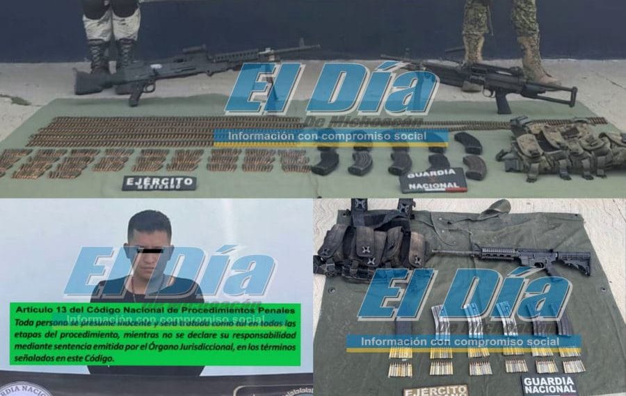 Detienen a colombiano con arsenal en Zimanca de Buenavista | El Día de Michoacán