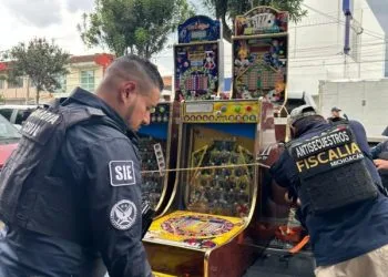 Aseguran En Operativo 307 Máquinas Tragamonedas En Uruapan