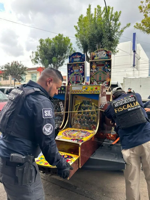 Aseguran En Operativo 307 Máquinas Tragamonedas En Uruapan