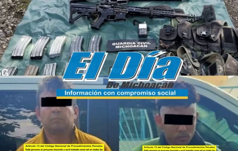 Detienen A Dos Con Armas En La Comunidad Del Recreo De Apatzingán