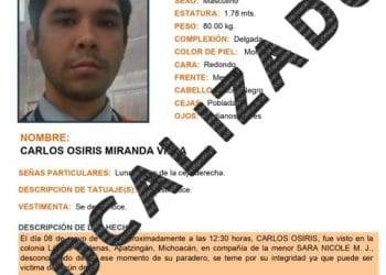 Desactiva FGE Cédula Naranja y Alerta Amber de un hombre y su hija de 4 años, que estaban reportados como desaparecidos
