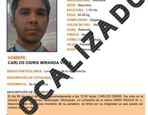 Desactiva FGE Cédula Naranja y Alerta Amber de un hombre y su hija de 4 años, que estaban reportados como desaparecidos
