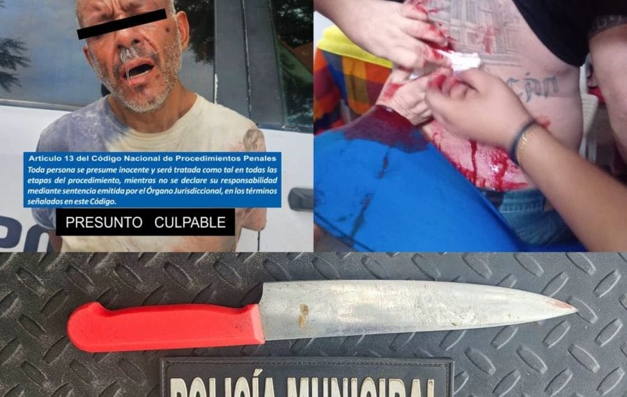 Riña En El  Mercado López Rayón Deja Una Persona Herida Por Arma Blanca Y Un Detenido