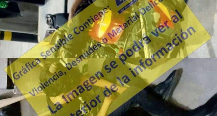 Ataque armado a jóvenes sobre motocicleta en céntrica gasolinera de Apatzingán, dejó un muerto y un herido de gravedad