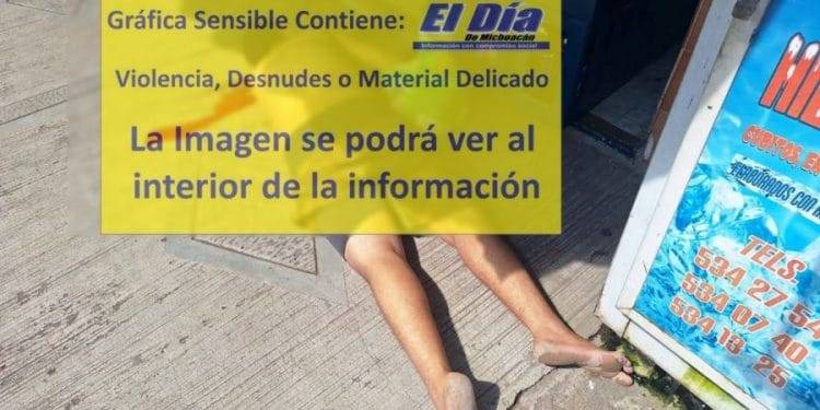Asesinan a menor de edad en inmediaciones del Mercado Municipal en Apatzingán