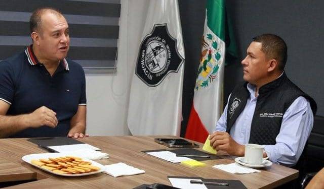 Supervisa Alfonso Martínez, labores de apoyo en los Itzícuaros