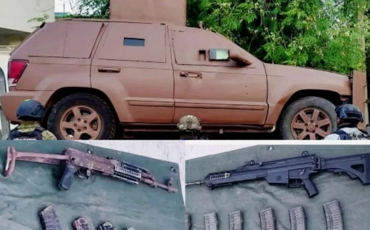 Aseguran Cherokee Con Blindaje Rústico Y Armamento En El Razo Del Organo De Buenavista 21 Anuncia Ayuntamiento Los Reyes Instalación De Módulo De Atención Al Dengue