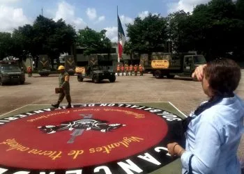 Irma Moreno Invitada A Simulacro Por Sismo En Instalaciones De La 43 Zona Militar