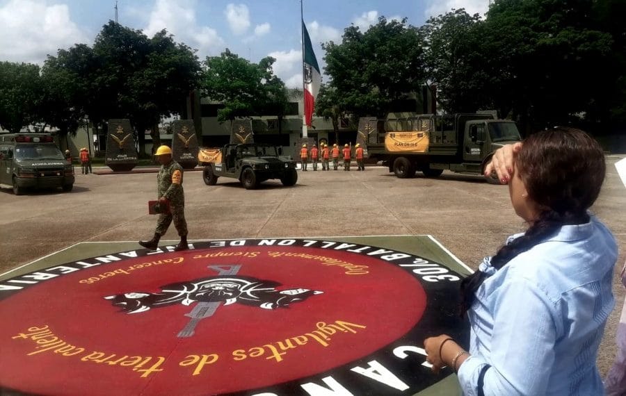 Irma Moreno invitada a simulacro por sismo 43 zona militar | El Día de Michoacán