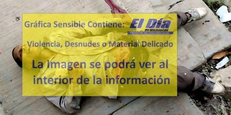 En Apatzingán, Ejecutan “El Reyes”, pepenador la vía pública de la Lázaro Cárdenas
