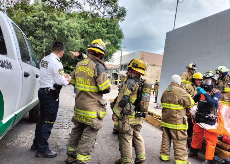 Policia Morelia Bomberos y Proteccion Civil Municipal controlan fuga de acido | El Día de Michoacán