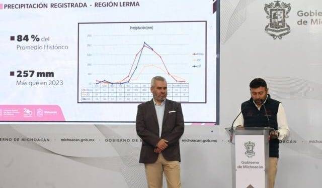 Supervisa Alfonso Martínez, labores de apoyo en los Itzícuaros