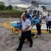 Trasladar En Helicóptero A Él Joven Sobreviviente Del Atentado En La Gasolinera Torres El Pasado Sábado En Apatzingán