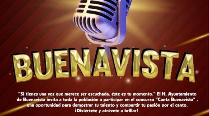 31 de Octubre, cierran inscripciones para el Concurso de Canto “CANTA BUENAVISTA”