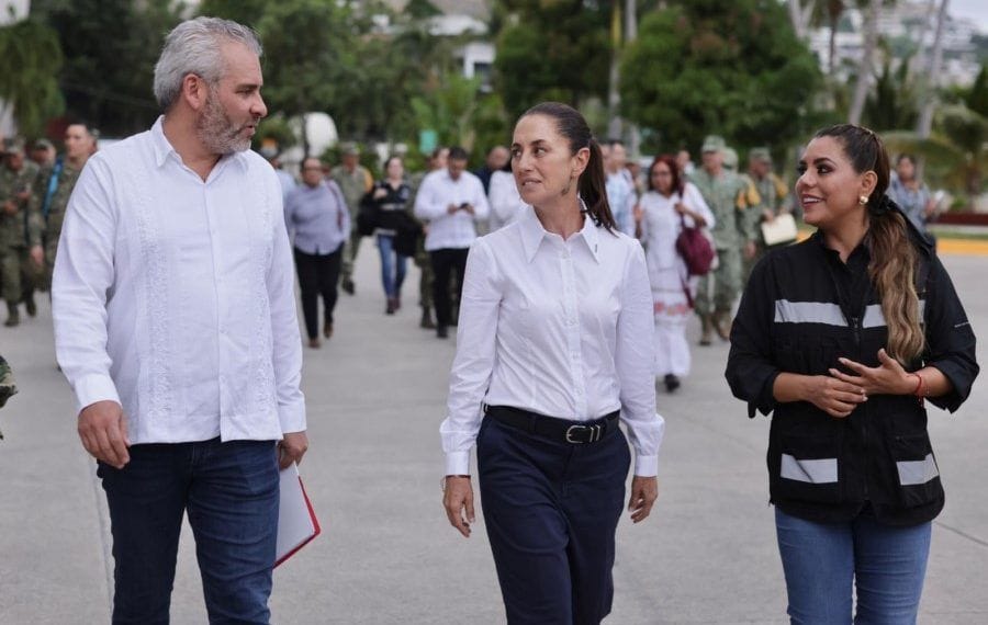 Bedolla Informa A Sheinbaum Afectaciones Por Huracán John
