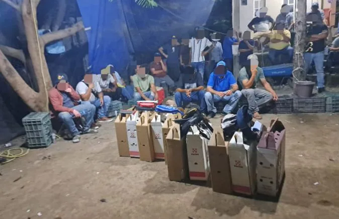 En Apatzingán, Ssp Desactiva Palenque Clandestino