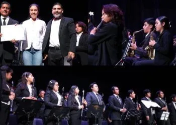 Exitosa Presentación De La Banda Juvenil De Tiríndaro, La Cual Recordó A Juan Gabriel