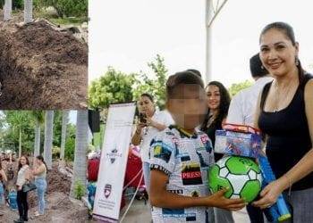 Irma Moreno realiza recorrido  de supervisión de obras en comunidades de Buenavista