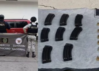 Aseguran Camioneta Abandonada Con Cargadores Y Más De 100 Cartuchos En Santa Ana De Buenavista